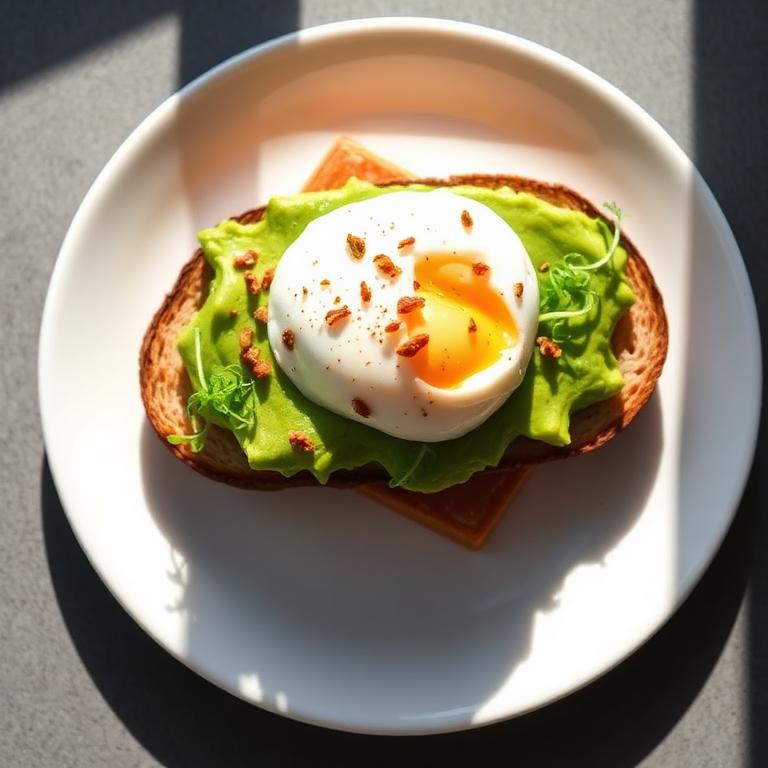 Tostada de aguacate y huevo